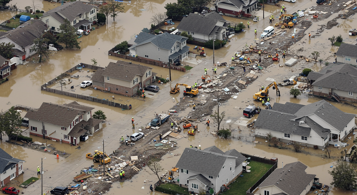 Before and After Flood Restoration