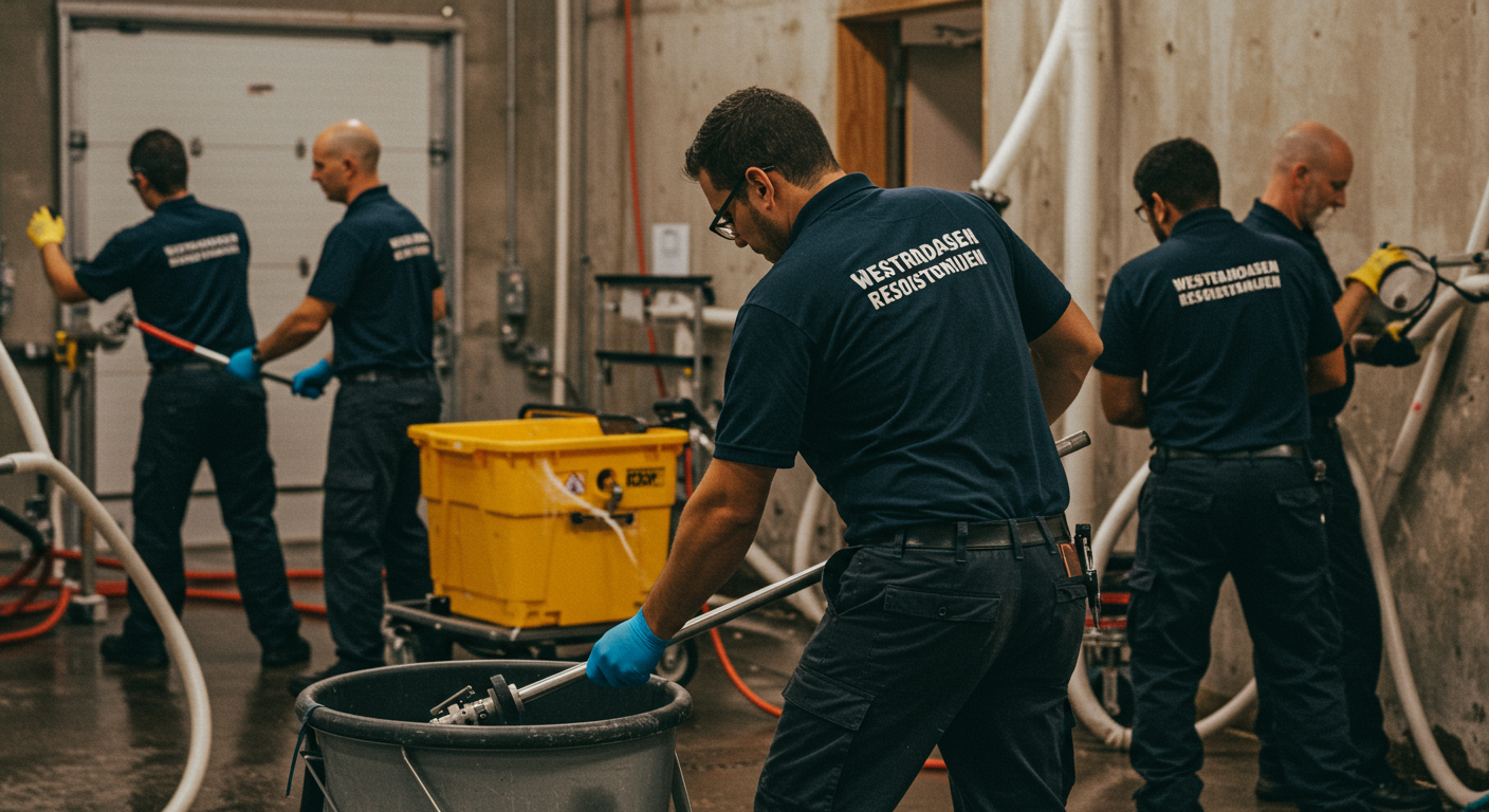 Restoration Team Working