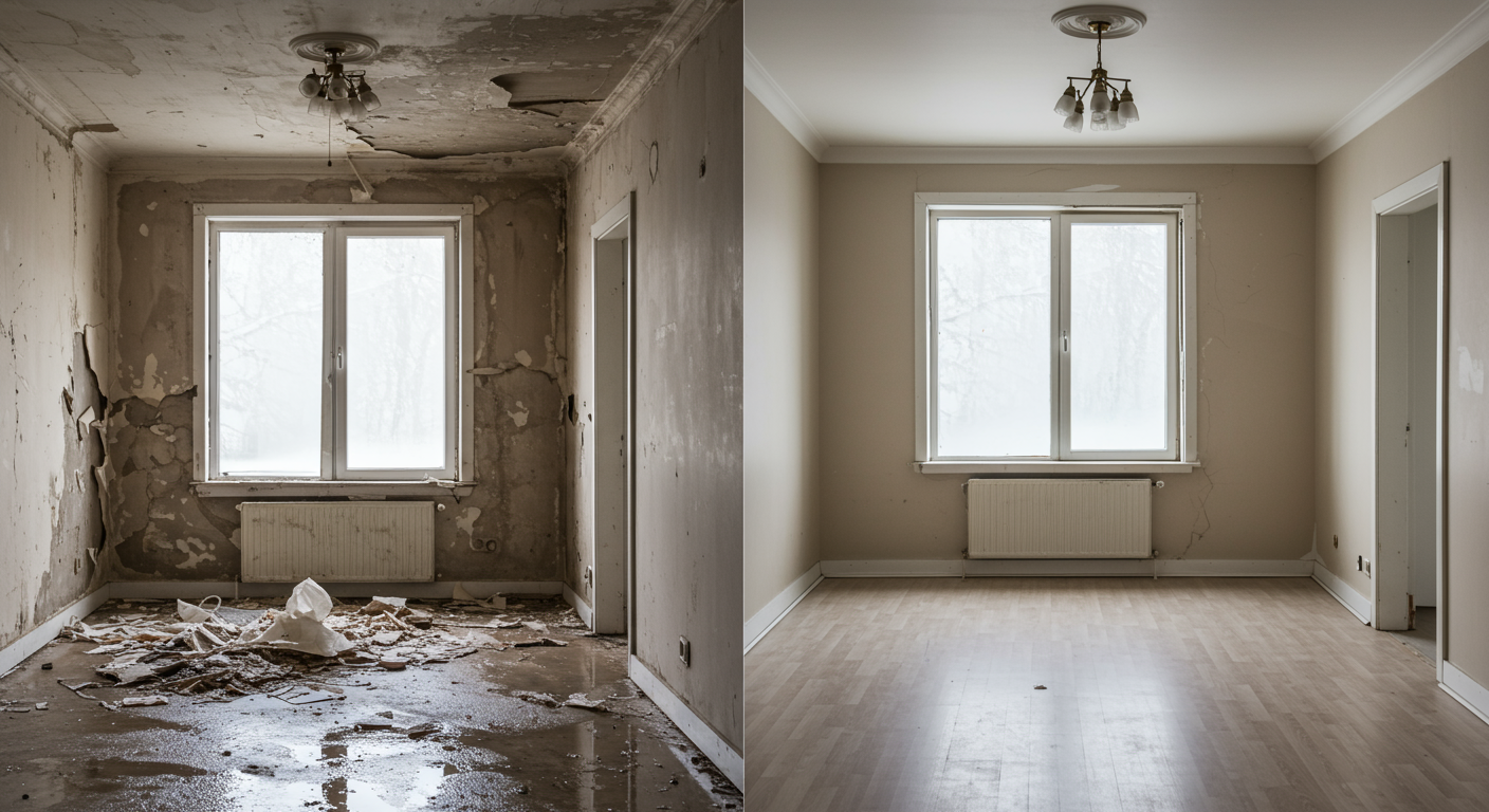 Before and After Restoration