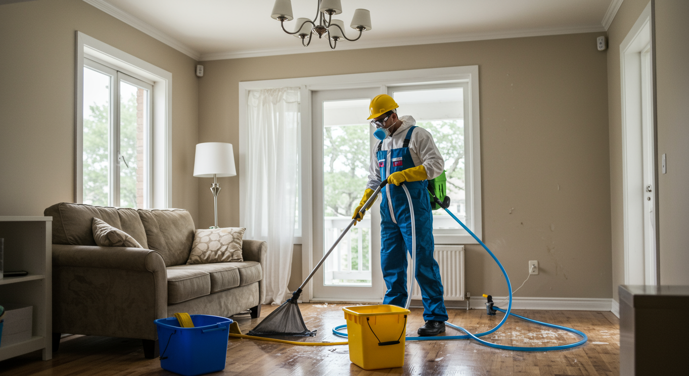 Before and After Water Damage Restoration in Tulsa, OK
