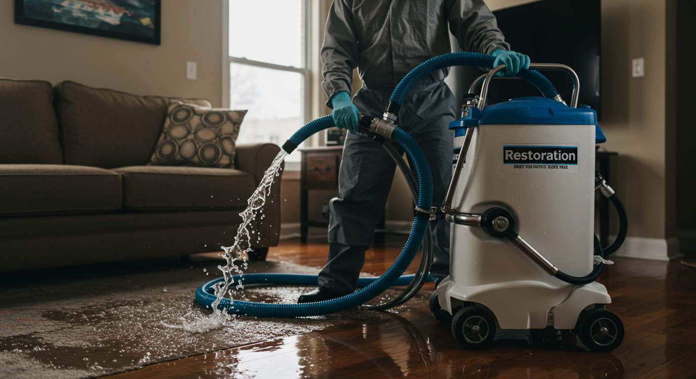 Water Damage Restoration Action