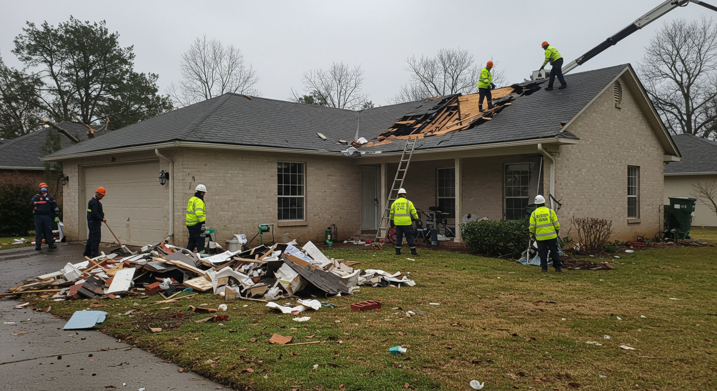 Storm Damage Repair in Tulsa
