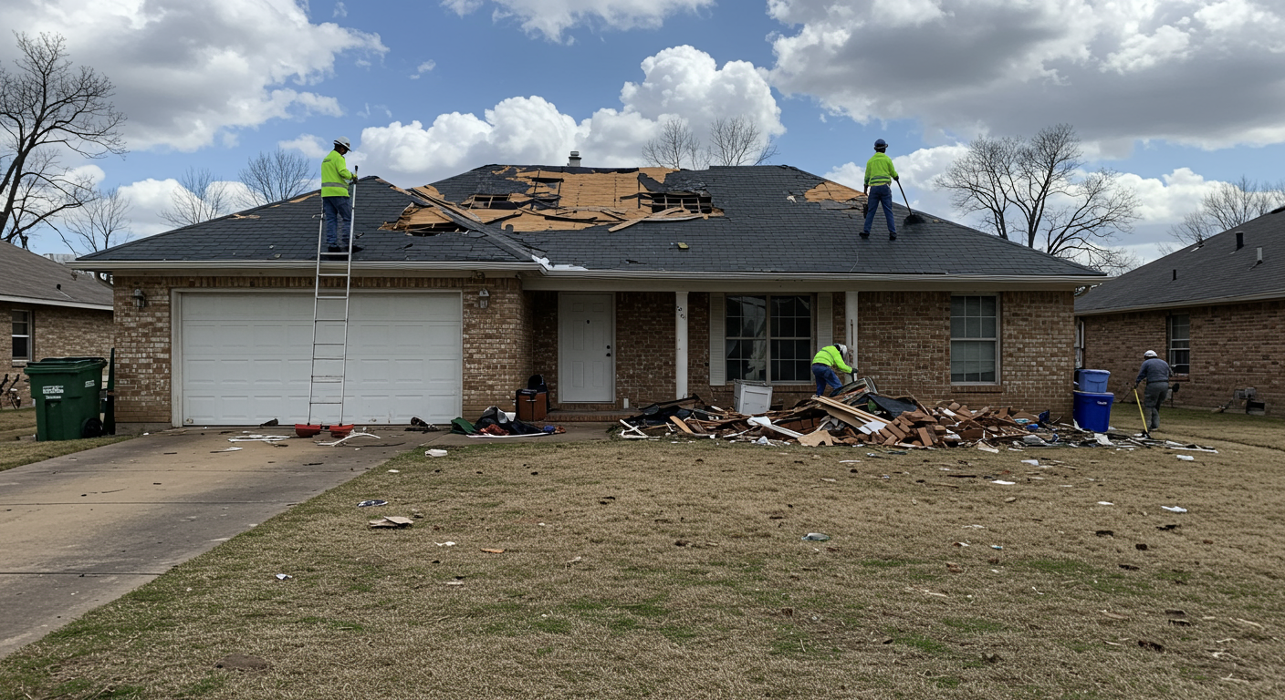 Storm Damage Repair in Tulsa, OK