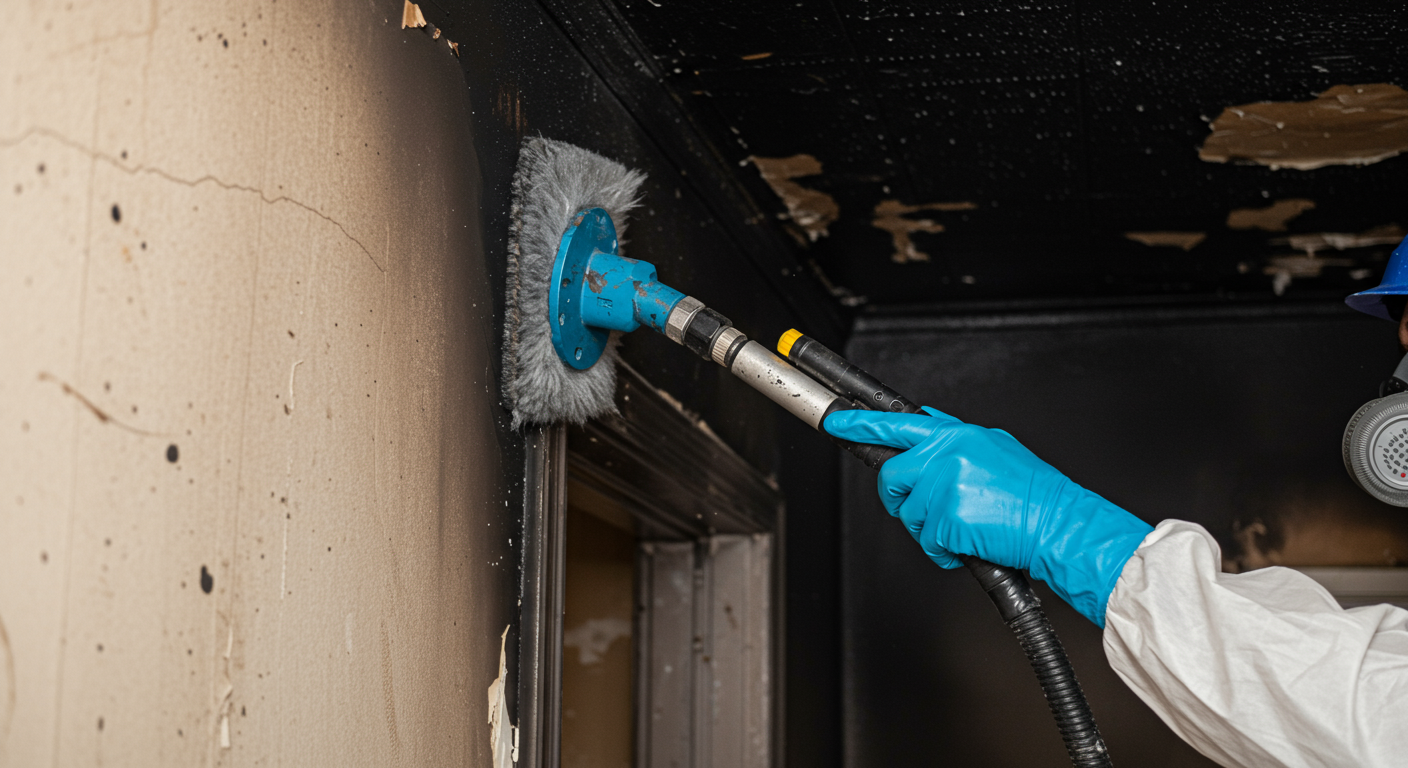 Soot Cleanup Process
