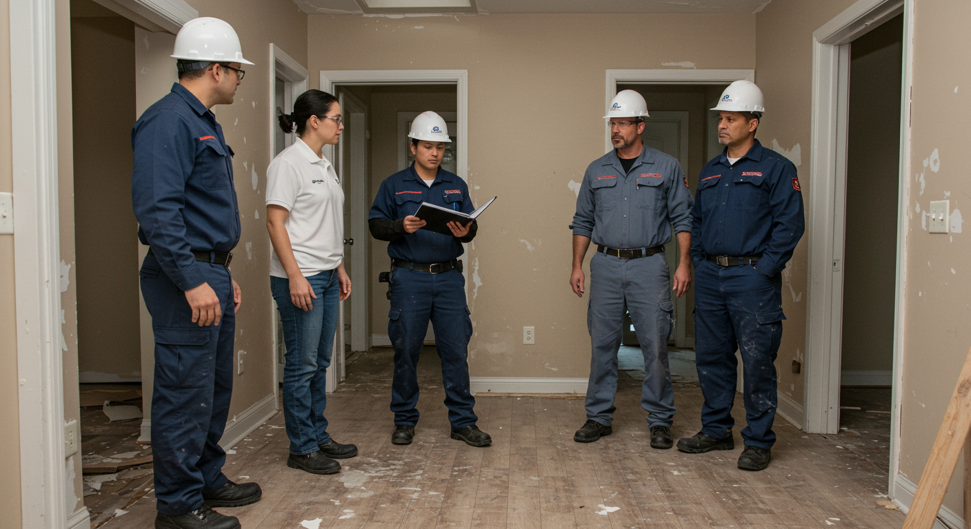 Restoration Team Inspection